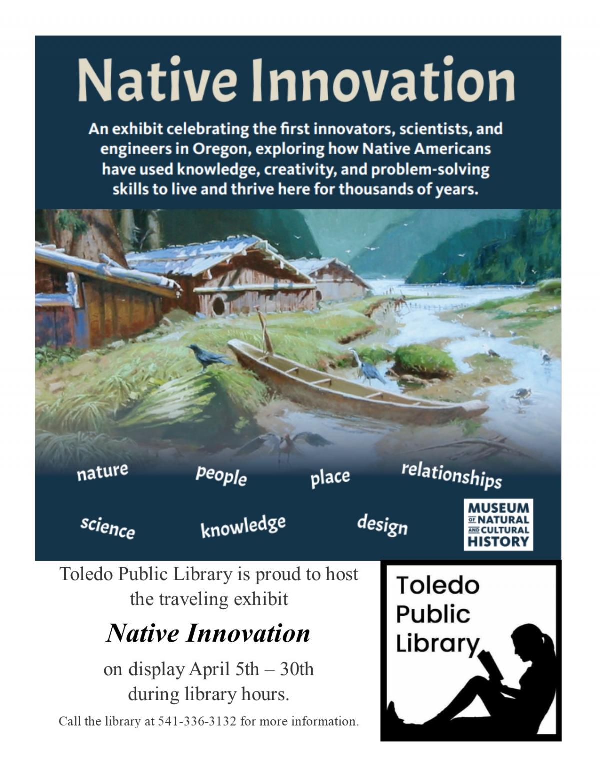 Native Innovation Museum Exhibit at the Library